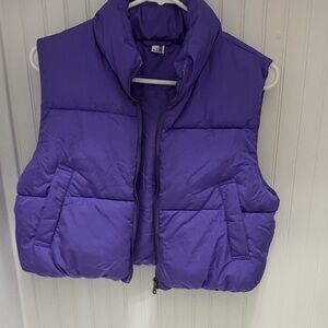 Purple Puffer Vest